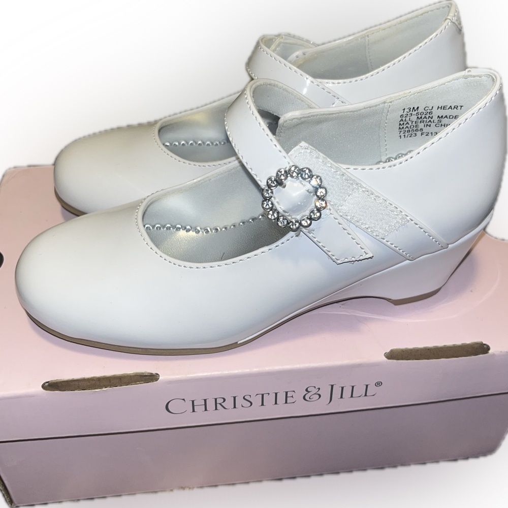 White Kids Dress Shoes